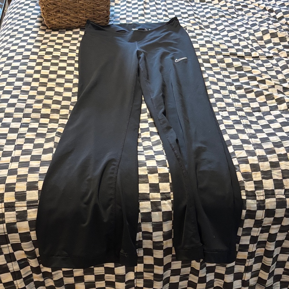 Nike Black Wide-Leg Pants